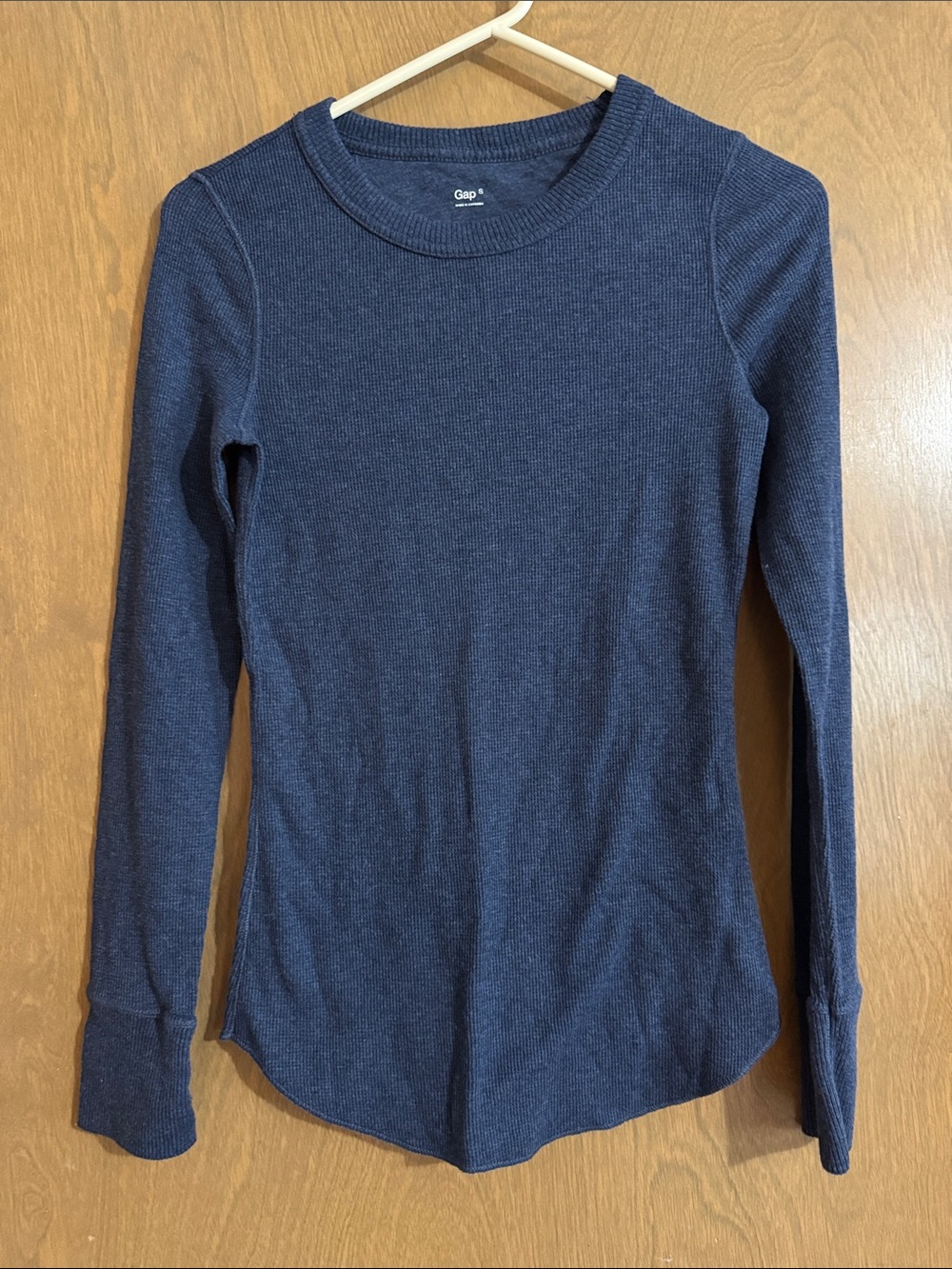 GAP Deep Navy Ribbed Long Sleeve Thermal